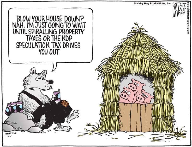 Adrian Raeside on B.C.’s Many, Many New Taxes