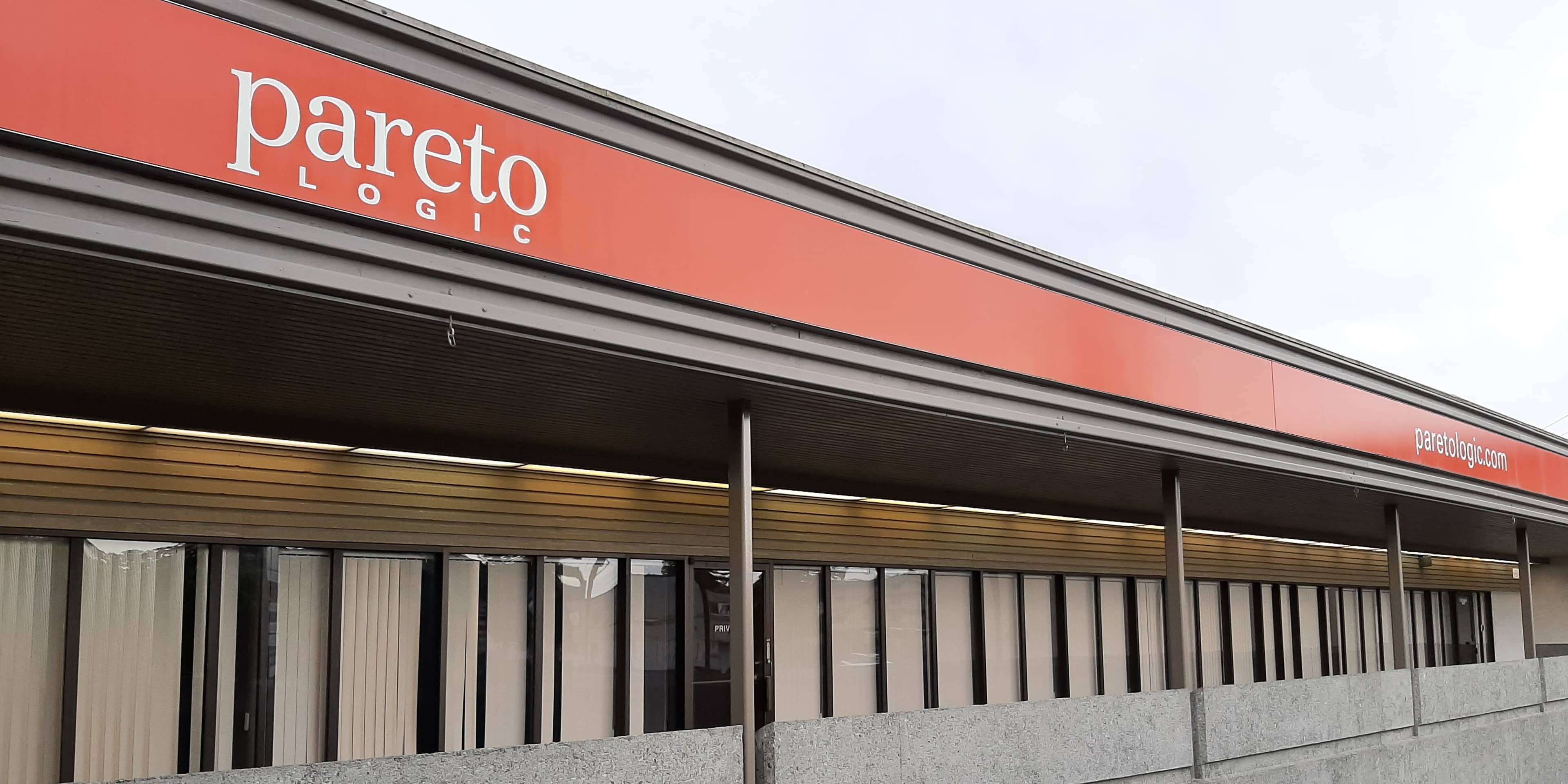 ParetoLogic's now-closed headquarters across from the Royal Jubilee Hospital (Tristin Hopper for The Capital)