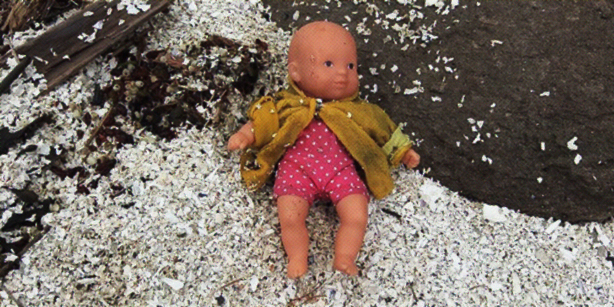 Florence the doll pictured at the end of her marine adventure (Courtesy of Emily Myers).
