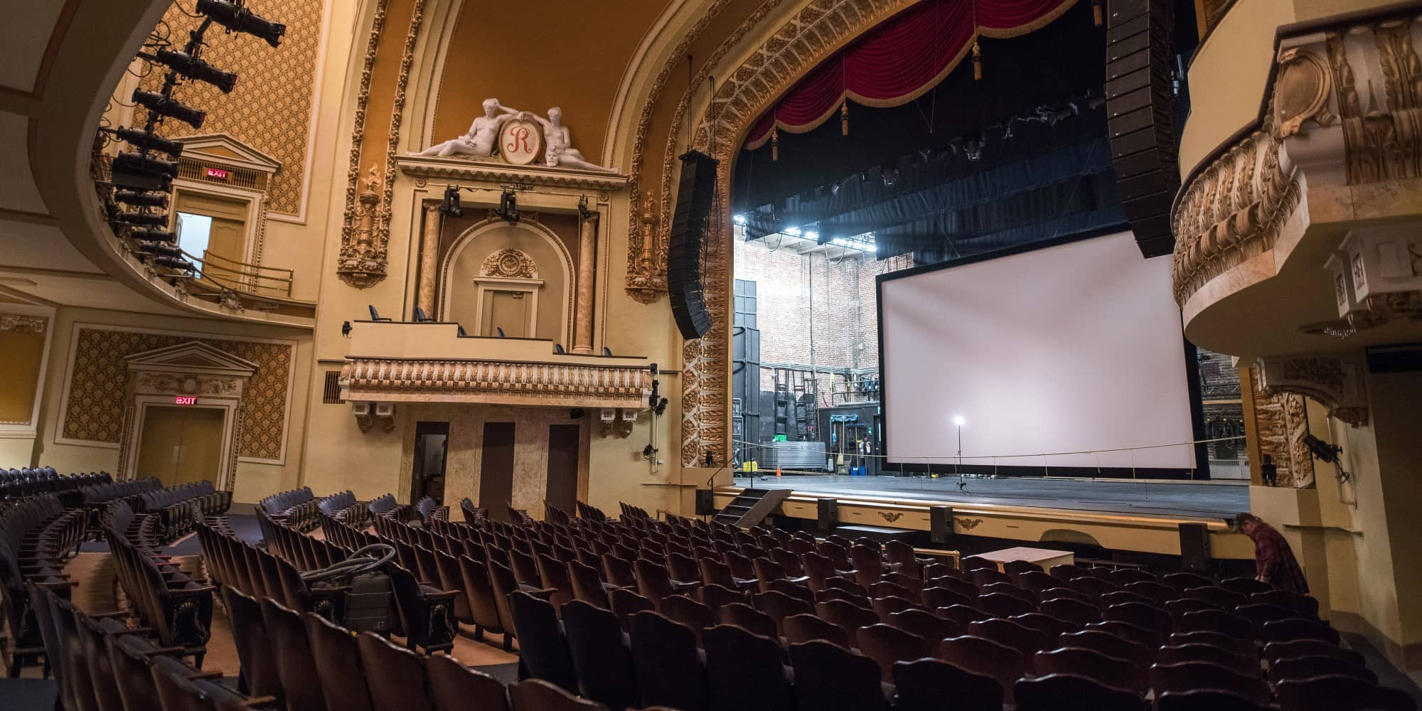 The inside of the Royal Theatre. The venue was supposed to be wrapping up a run of Romeo and Juliet, but instead it's been barred to public access for more than 12 weeks (James MacDonald for The Capital)
