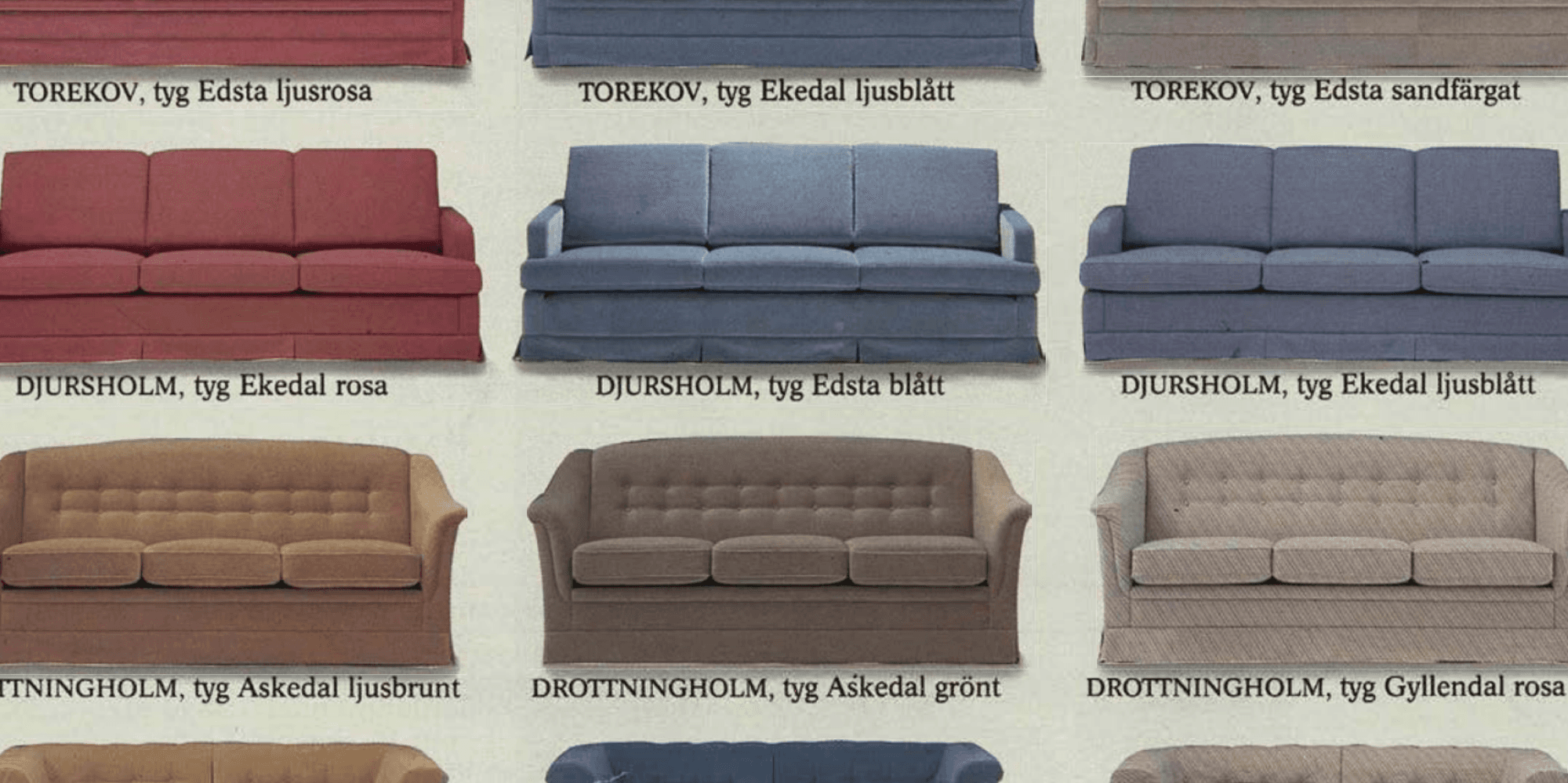 A page from IKEA's 1985 catalogue, the first year that the Swedish retailer had a location in Downtown Victoria.