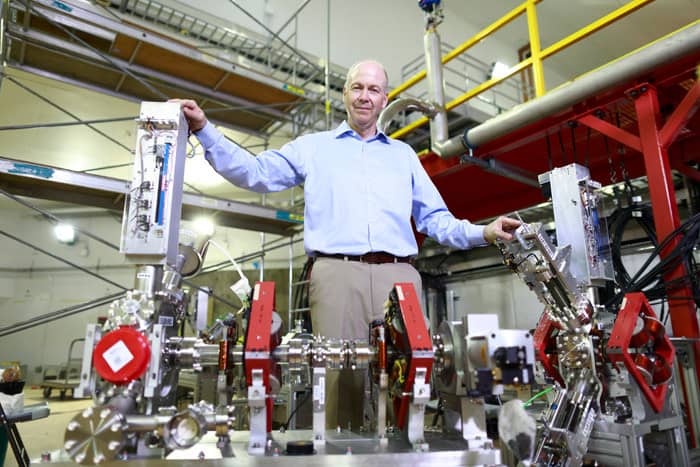 Dr. Dean Karlen in Vancouver's TRIUMF laboratory. Photo submitted.