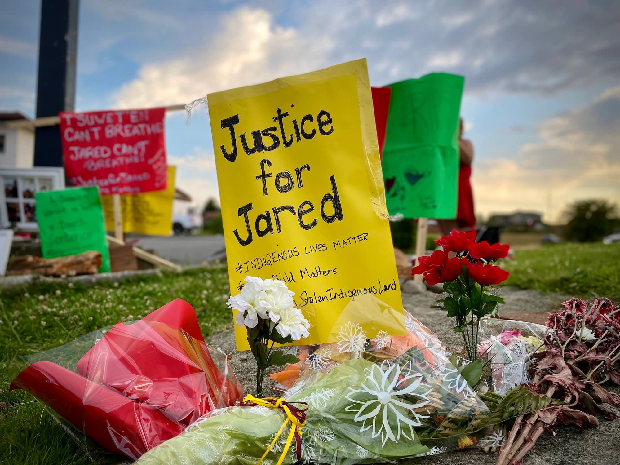A memorial was held for Jay, also known as Jared Lowdnes, who’s remembered as a loving uncle, father and friend. Photo: Odette Auger / IndigiNews