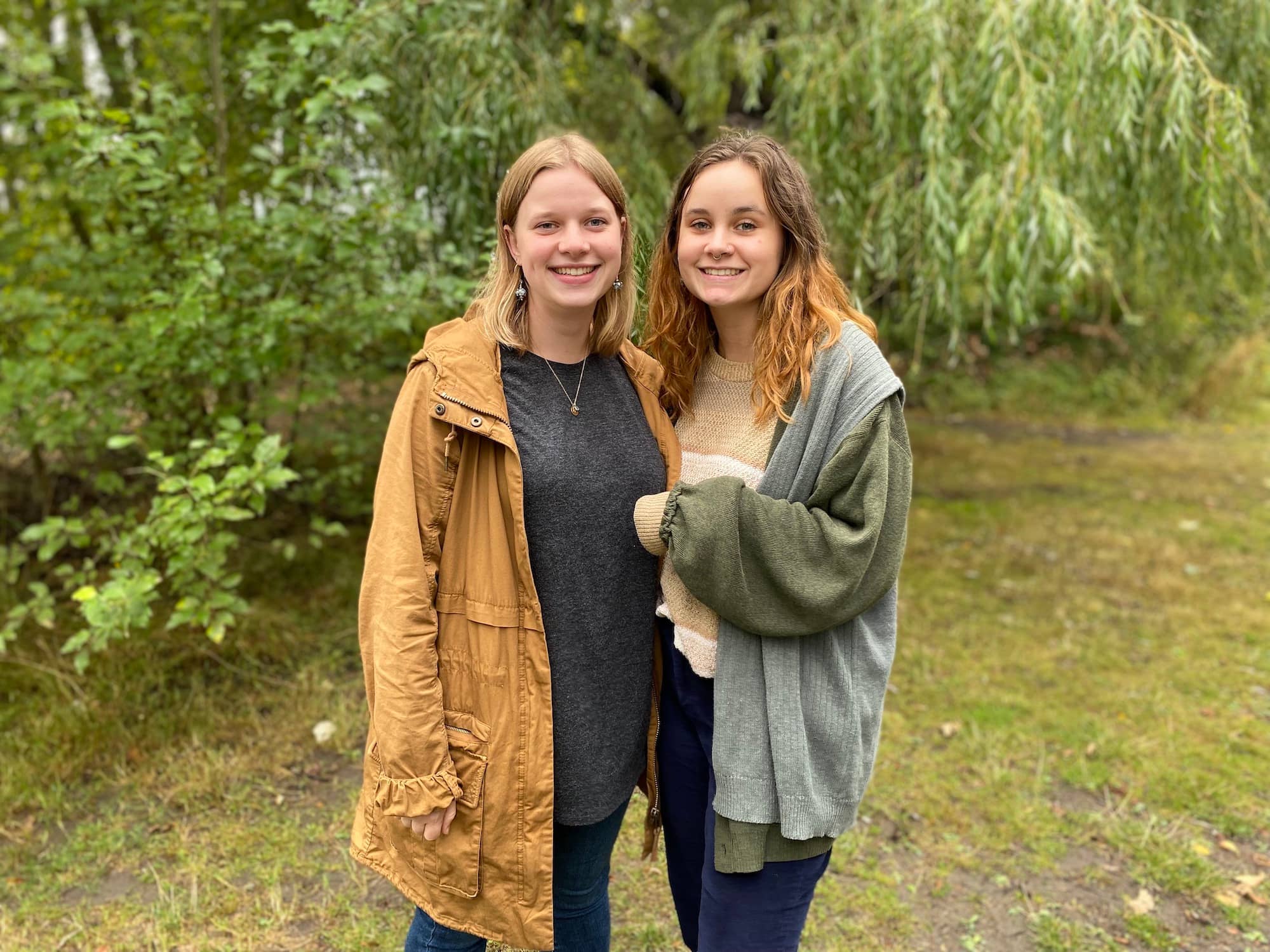 Ella Hale (left) and Emma Epp (right). Photo: Zoë Ducklow / Capital Daily