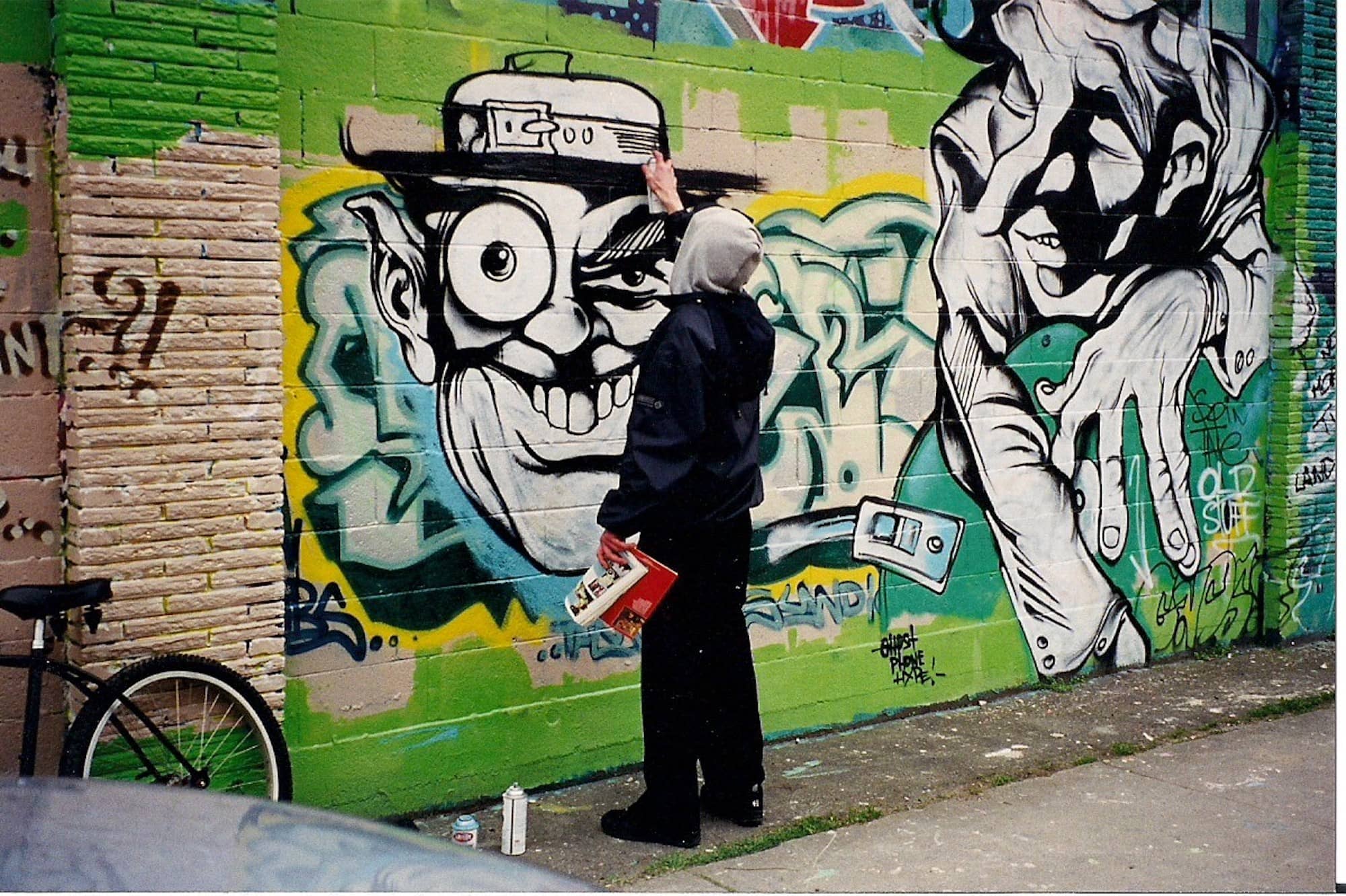 A Hans Fear mural. Photo: "Hype" (Submitted)