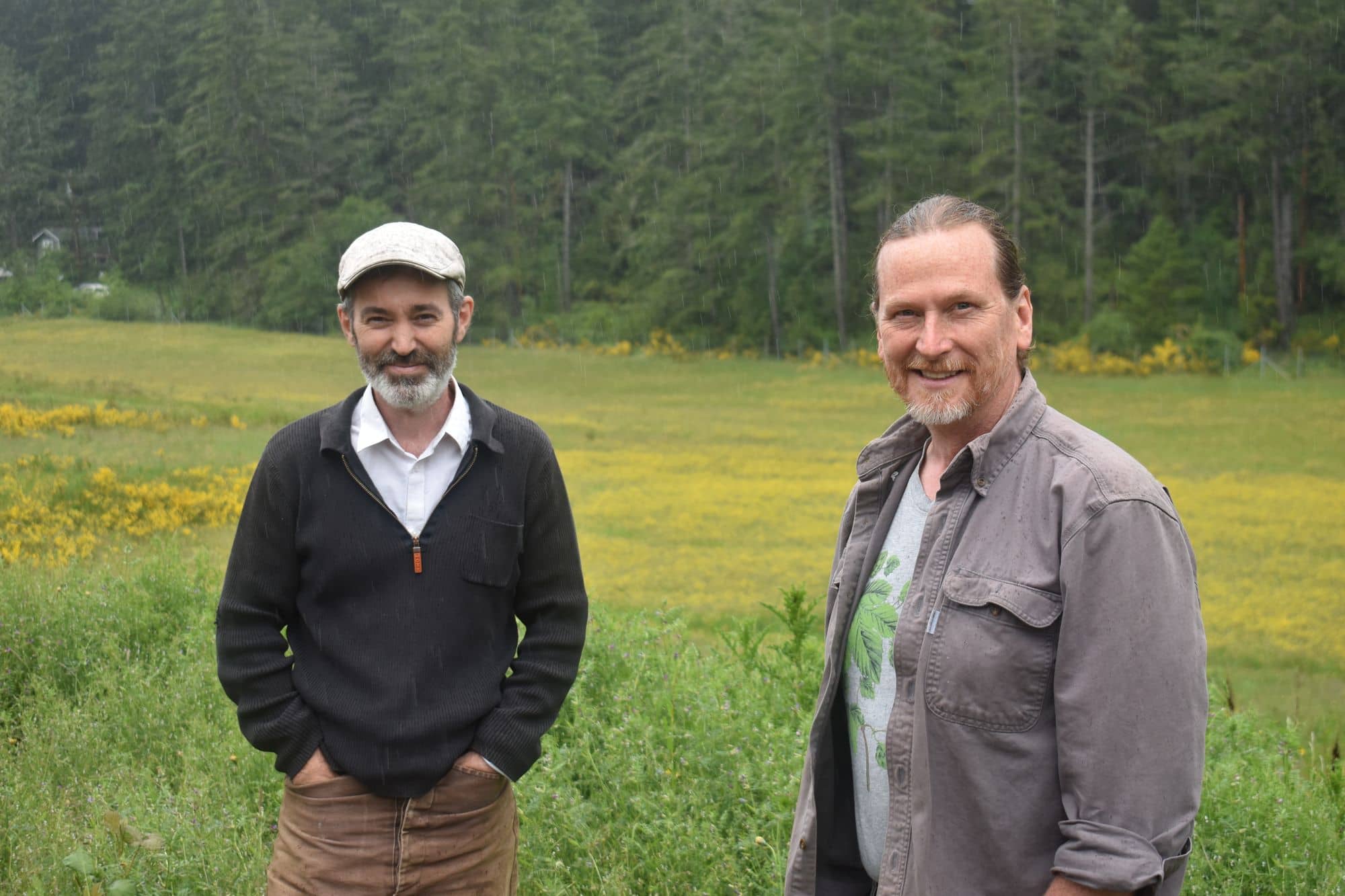 Roland Maurice (left) and Ben Kadel (right) started Highgrove Farms in 2020. Photo: Martin Bauman / Capital Daily