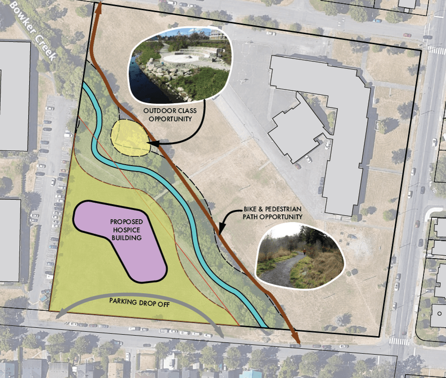 Map of the sale area. Photo: Victoria Hospice (Submitted)