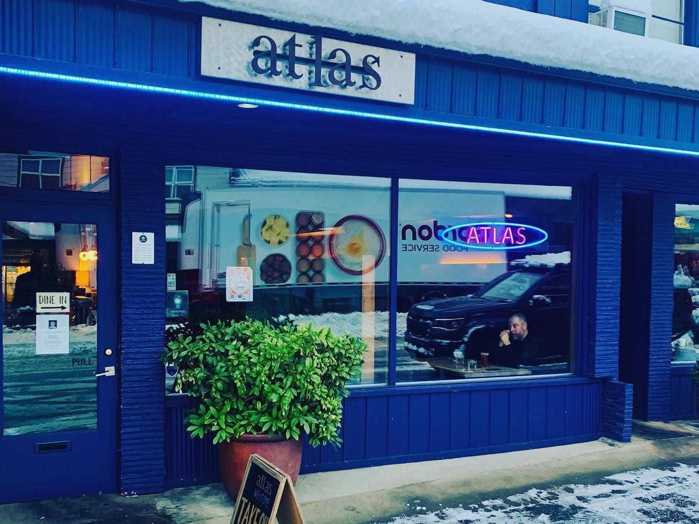 Courtenay’s Atlas Cafe has received an influx of support since a fire and flood damaged the restaurant during one of the busiest times of year. Photo: Provided.