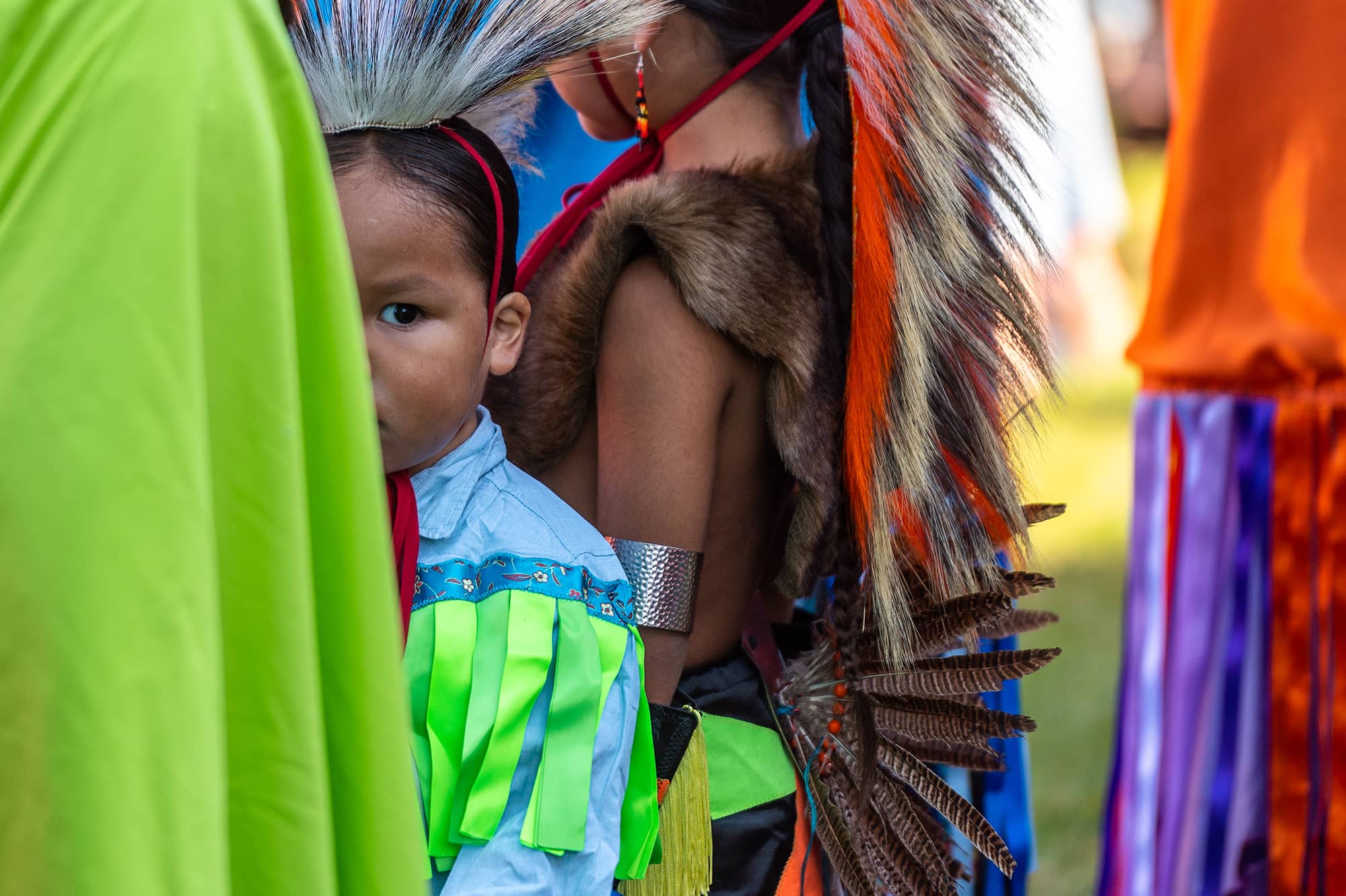 The Songhees Nation's first community powwow in 20 years was held on the National Day for Truth and Reconciliation in Royal Athletic Park. Photos: James MacDonald / Capital Daily