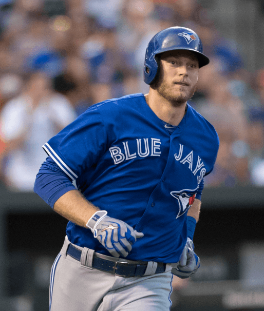Michael Saunders played for the Blues Jays for parts of three seasons. Photo: Wikipedia