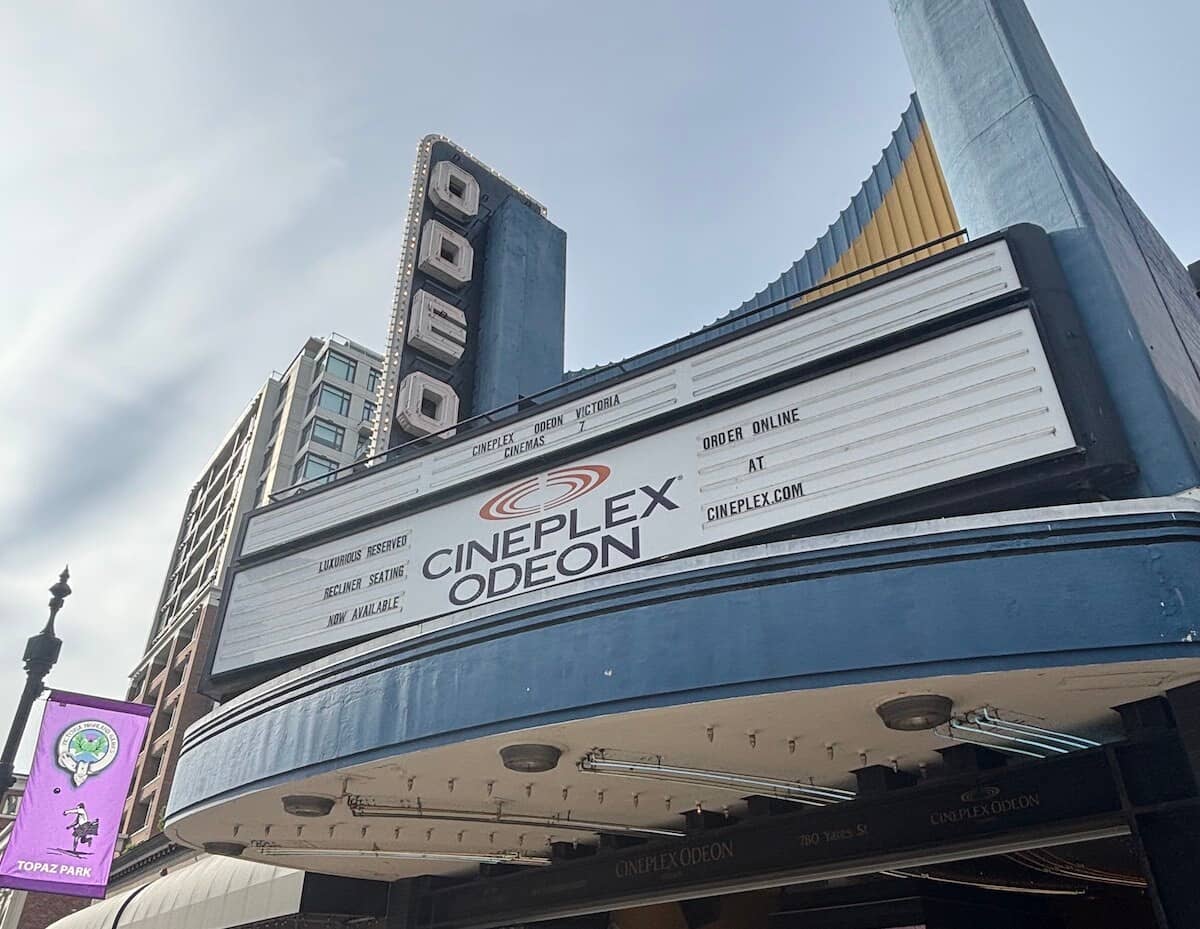 The Odeon Theatre was listed for sale last week. Photo: Robyn Bell / Capital Daily