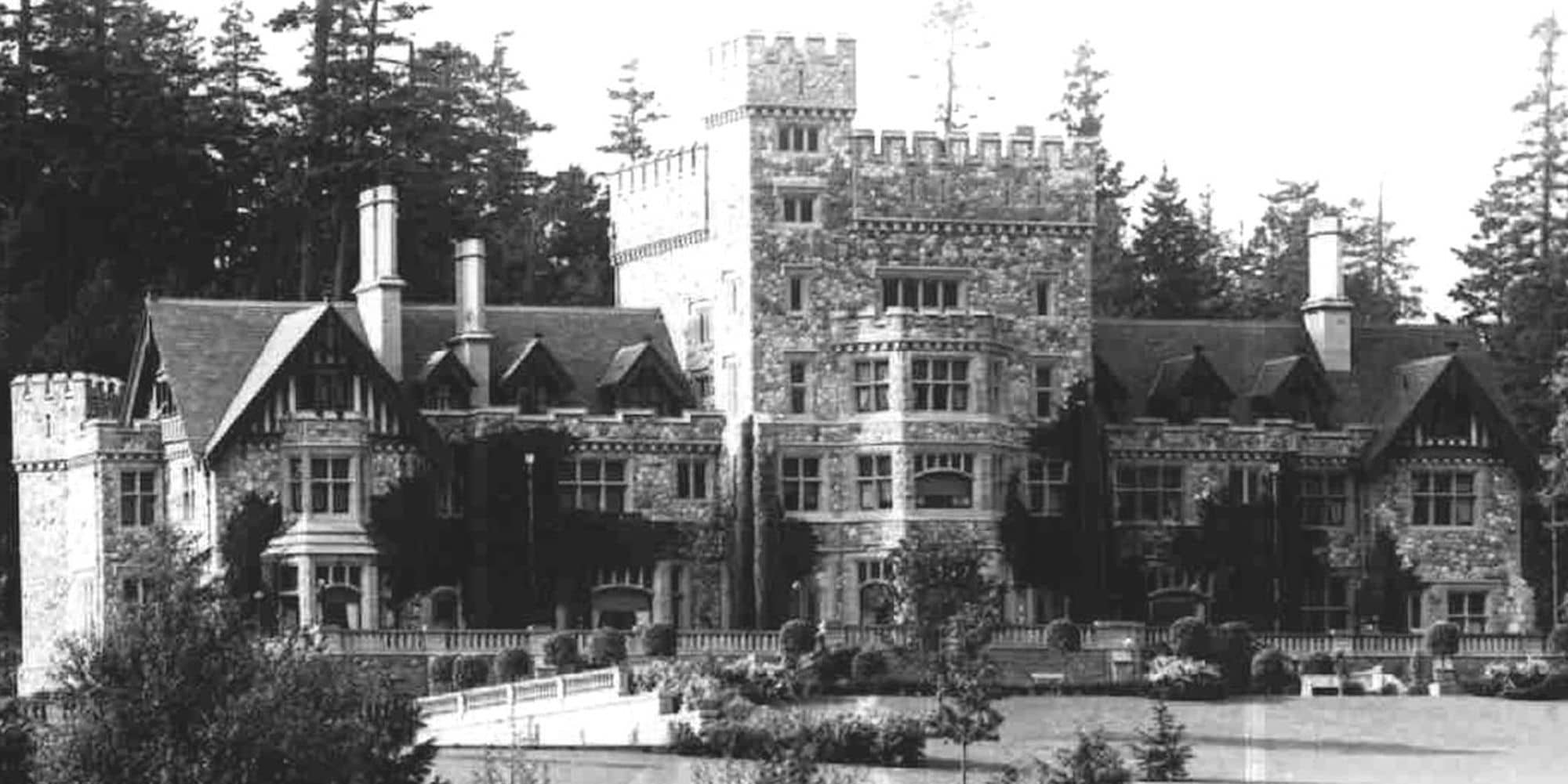 Hatley Castle, the Colwood estate believed to have been earmarked as a royal residence in case of a Nazi invasion of Great Britain (Hatley Park National Historic Site)