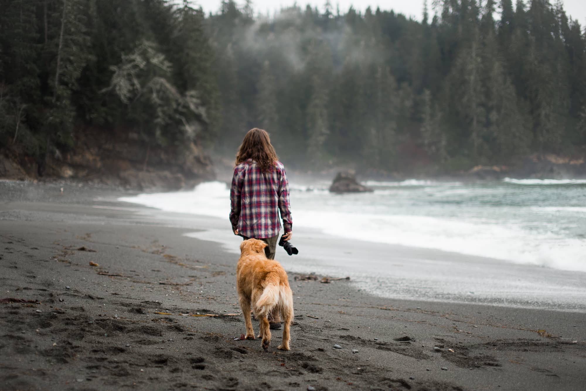 Sombrio beach is a popular spot for camping, hiking and surfing. It will soon be covered by cell service. Photo: Kat Craats / Capital Daily