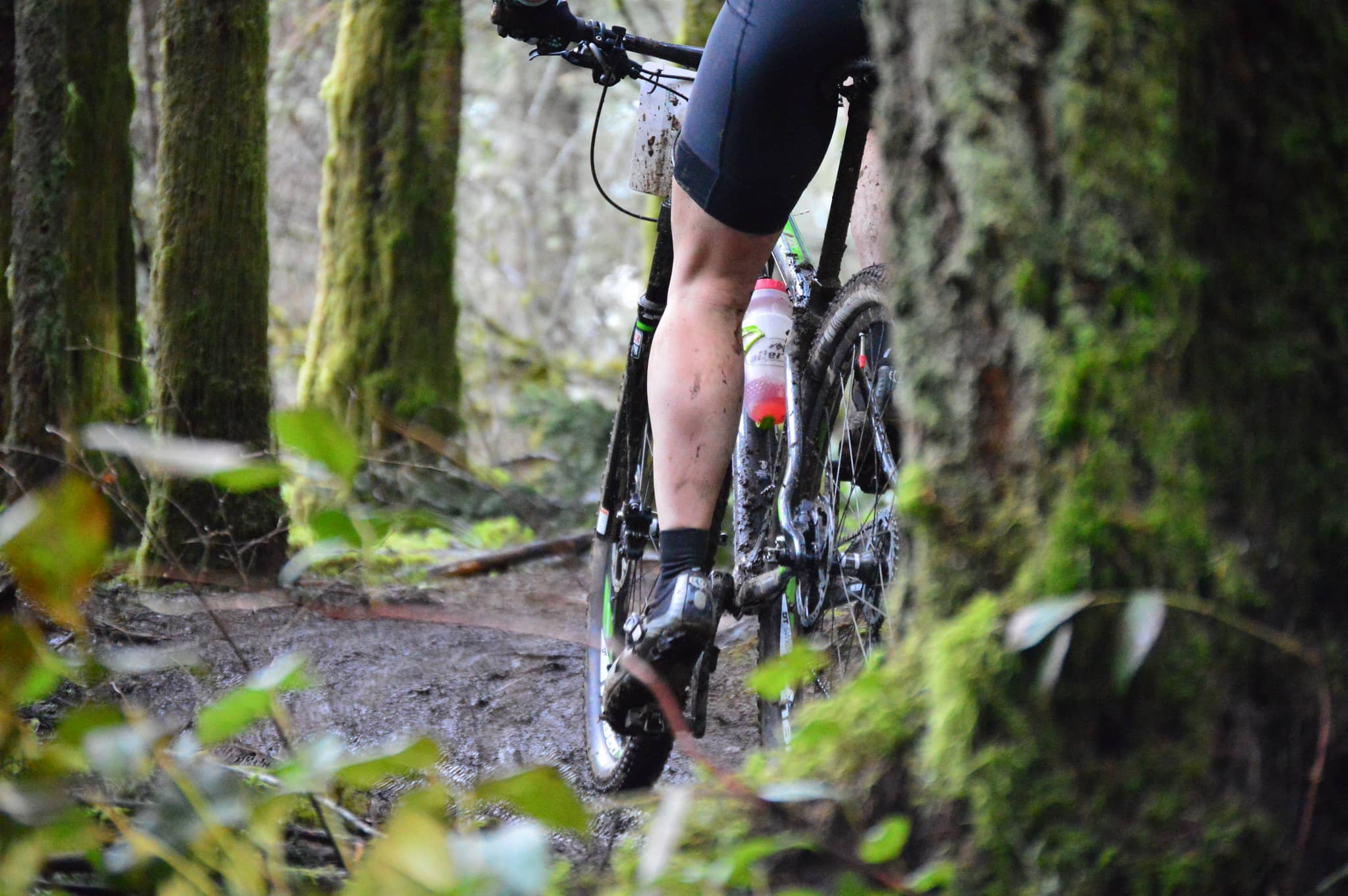 A biker races on the Canada Cup trail in 2017. Fees are coming for that trail and others. Photo: Clint Lalonde / Flickr