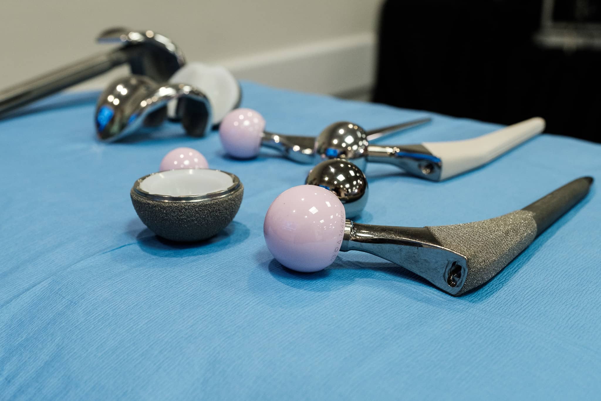 Hip and knee replacements awaiting implantation. Government of BC / Flickr