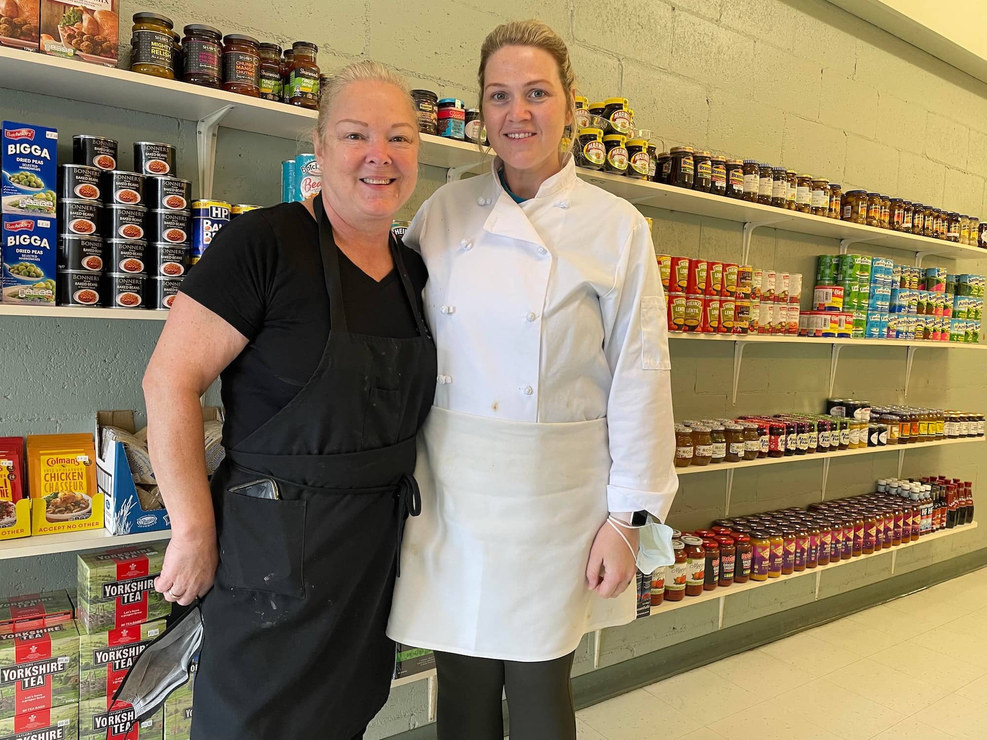 Julia Ripley and her daughter, Toni Lee, at Chef on the Run in Sidney. Photo: Brishti Basu / Capital Daily