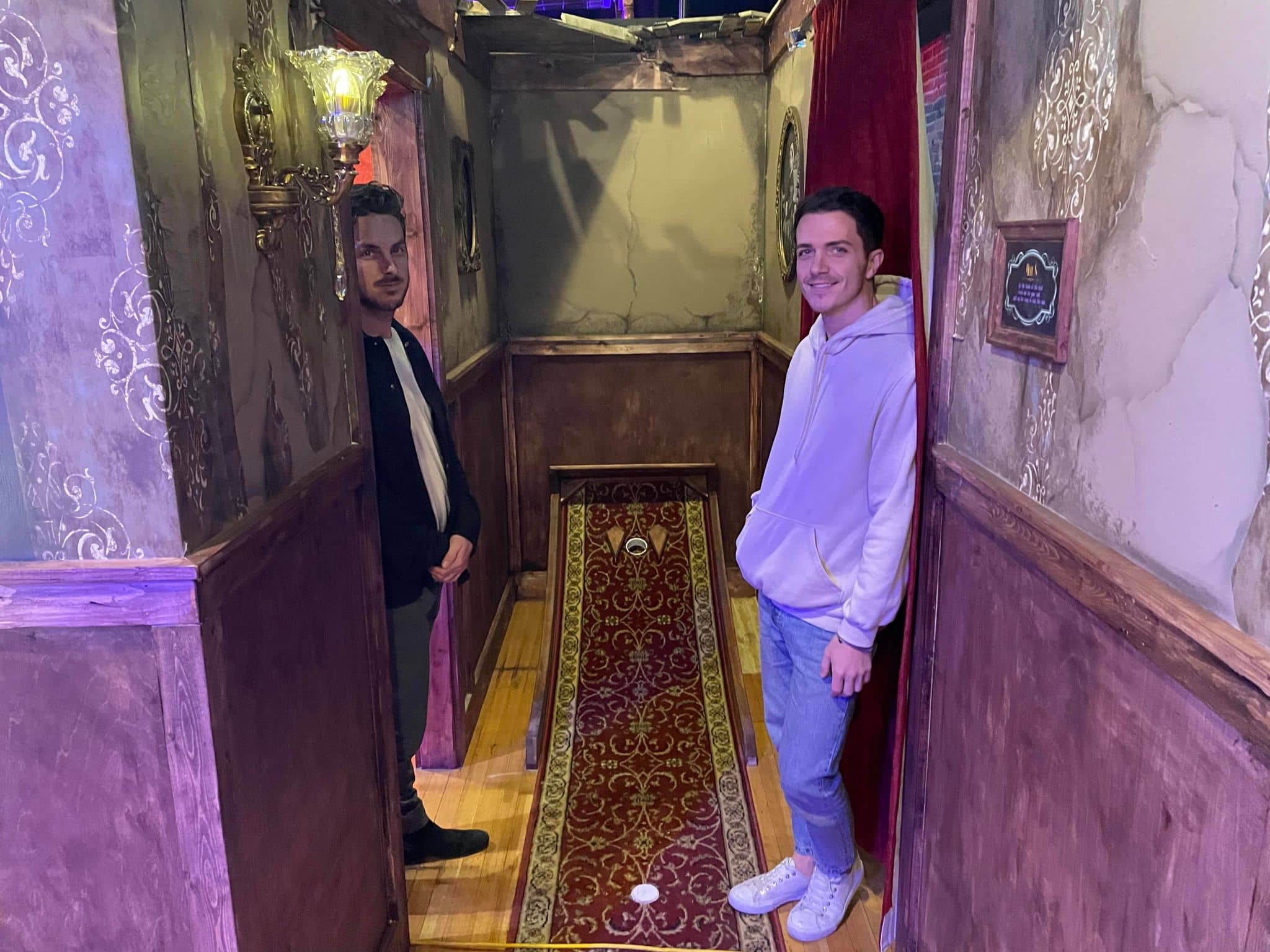 Derek Lovell and Jeff Roberts, co-founders of the Haunted Manor. Photo: Brishti Basu / Capital Daily