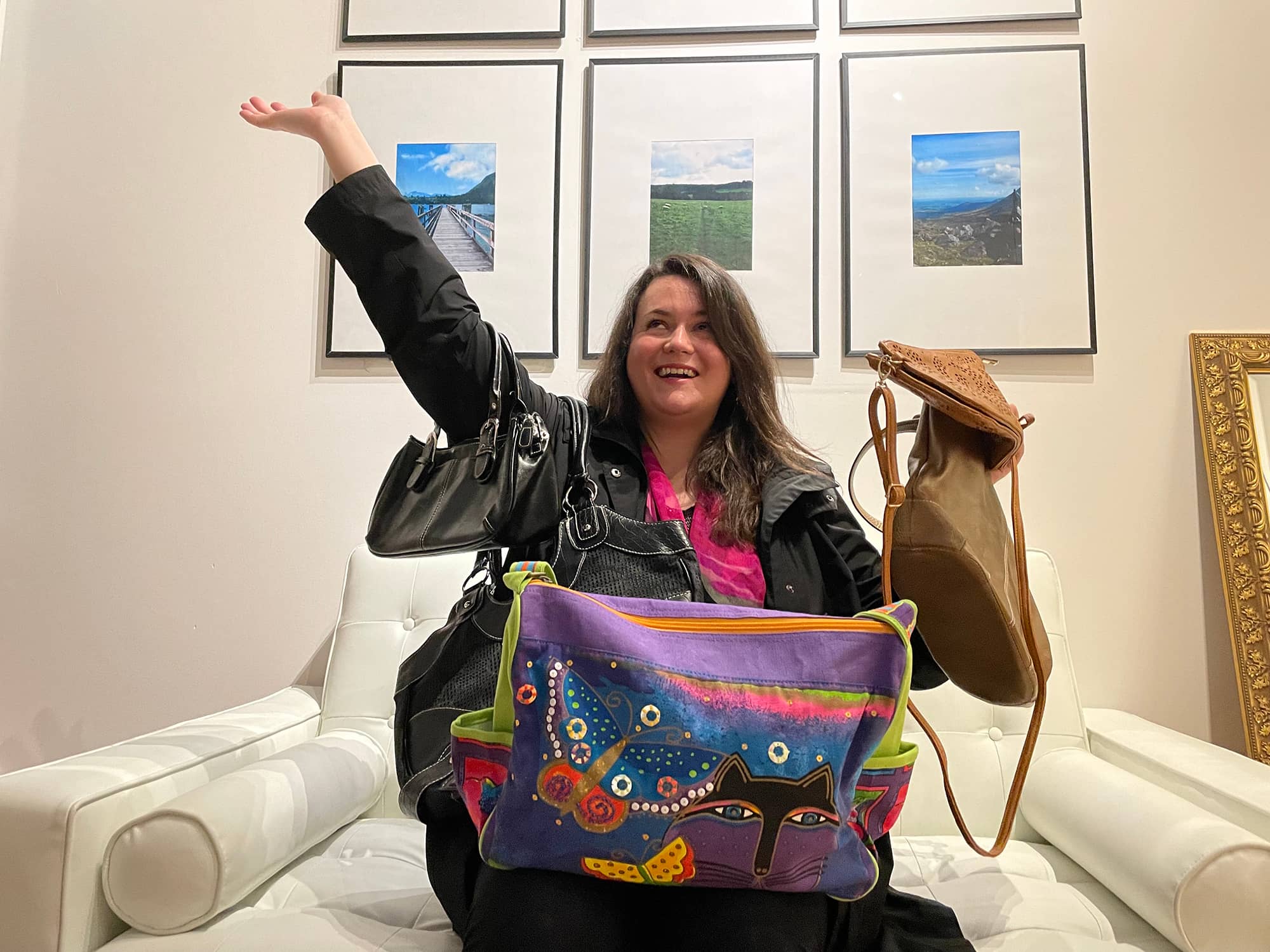 Ashley Lewis has organized a free Christmas boutique with hundreds of new and gently used products including clothes, homewares, kids toys, electronics, and self-care supplies. Photo: Emily Fagan / Capital Daily
