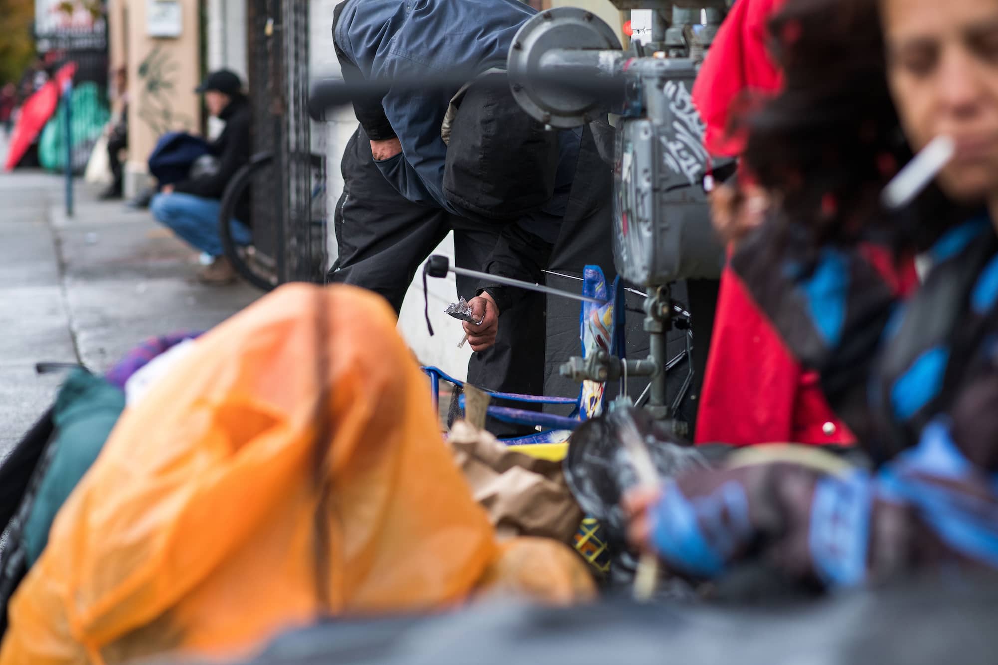 Inhalation is more common than injection for drug users, but most sites don't allow it. Photo: James MacDonald / Capital Daily