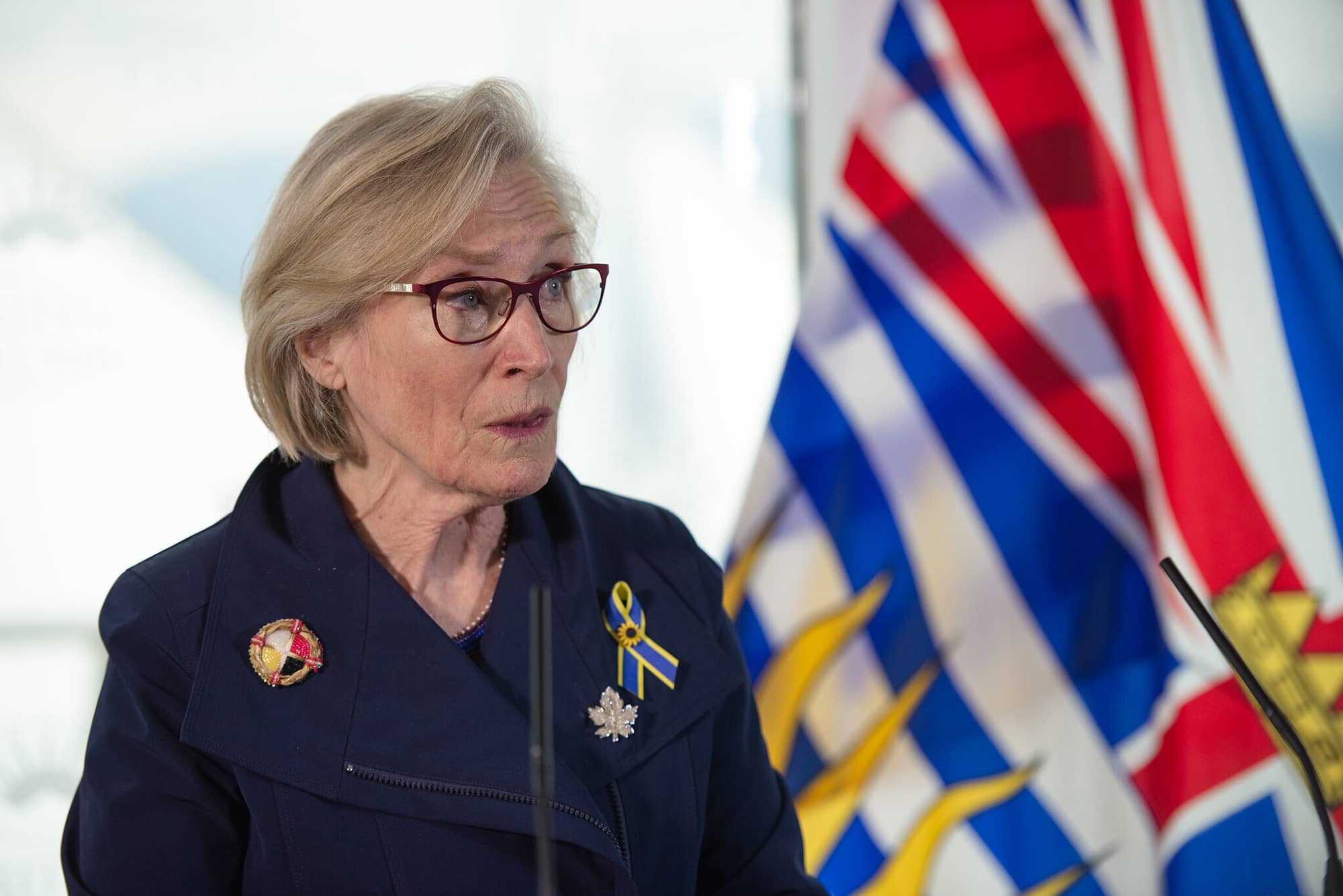 Federal Minister of Mental Health and Addictions Carolyn Bennett announces the exemption on Tuesday, May 31. Photo: Province of British Columbia Flickr