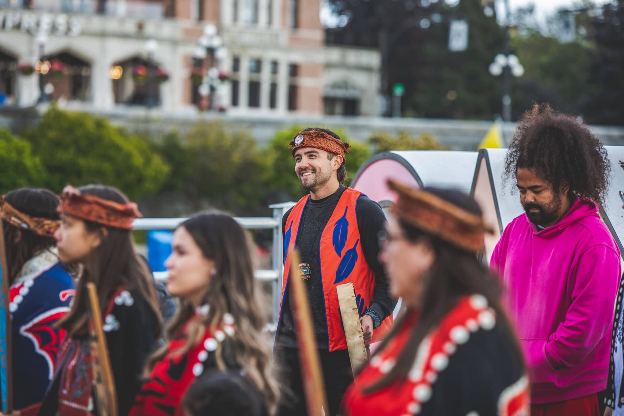 Sasha Perron performing at the National Indigenous Peoples Day in 2022. Photo: Colin Smith / Capital Daily