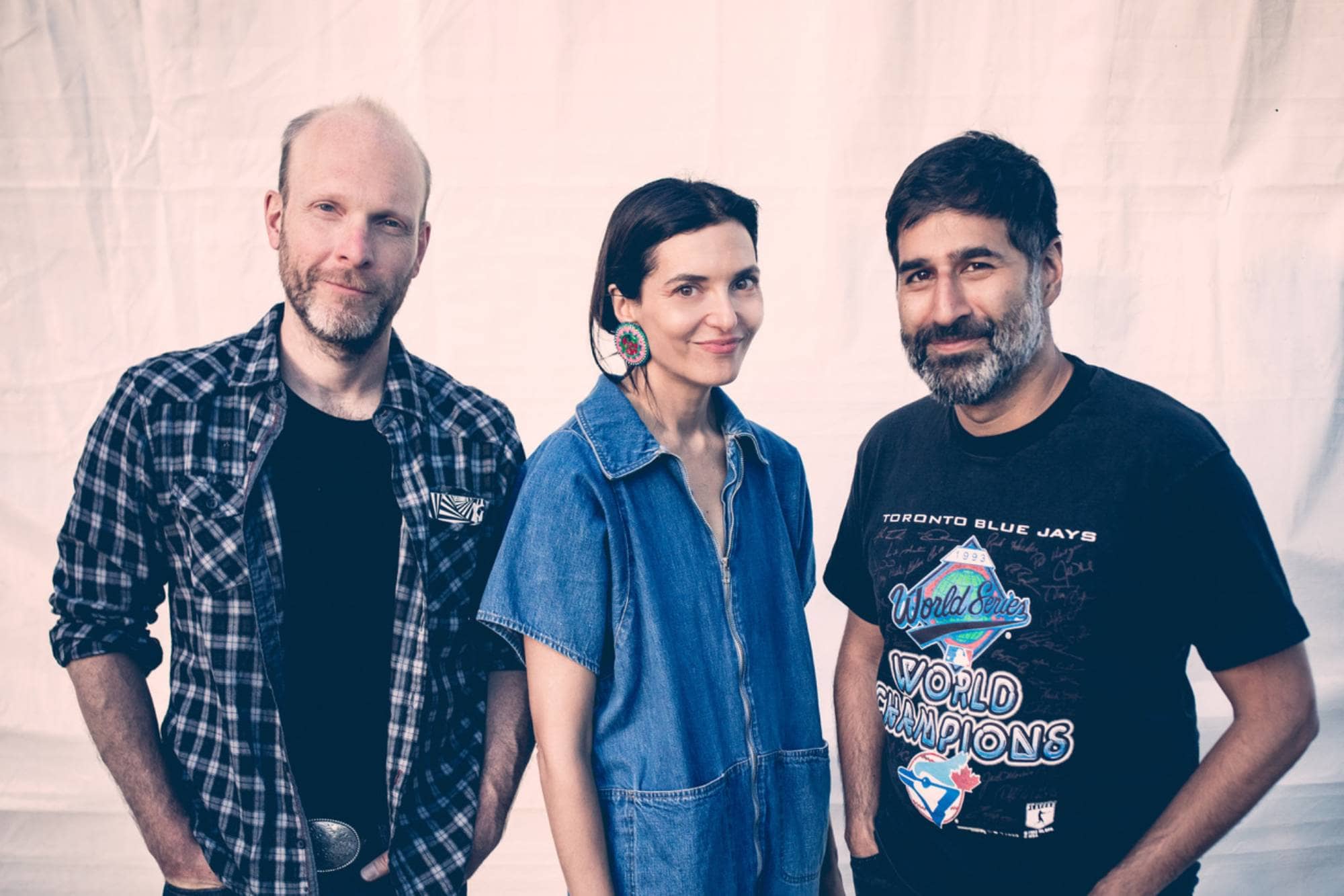 From left to right: Lead singer Nils Edenloff, keyboardist Amy Cole, and drummer Paul Banwatt. Photo: Leroy Schulz