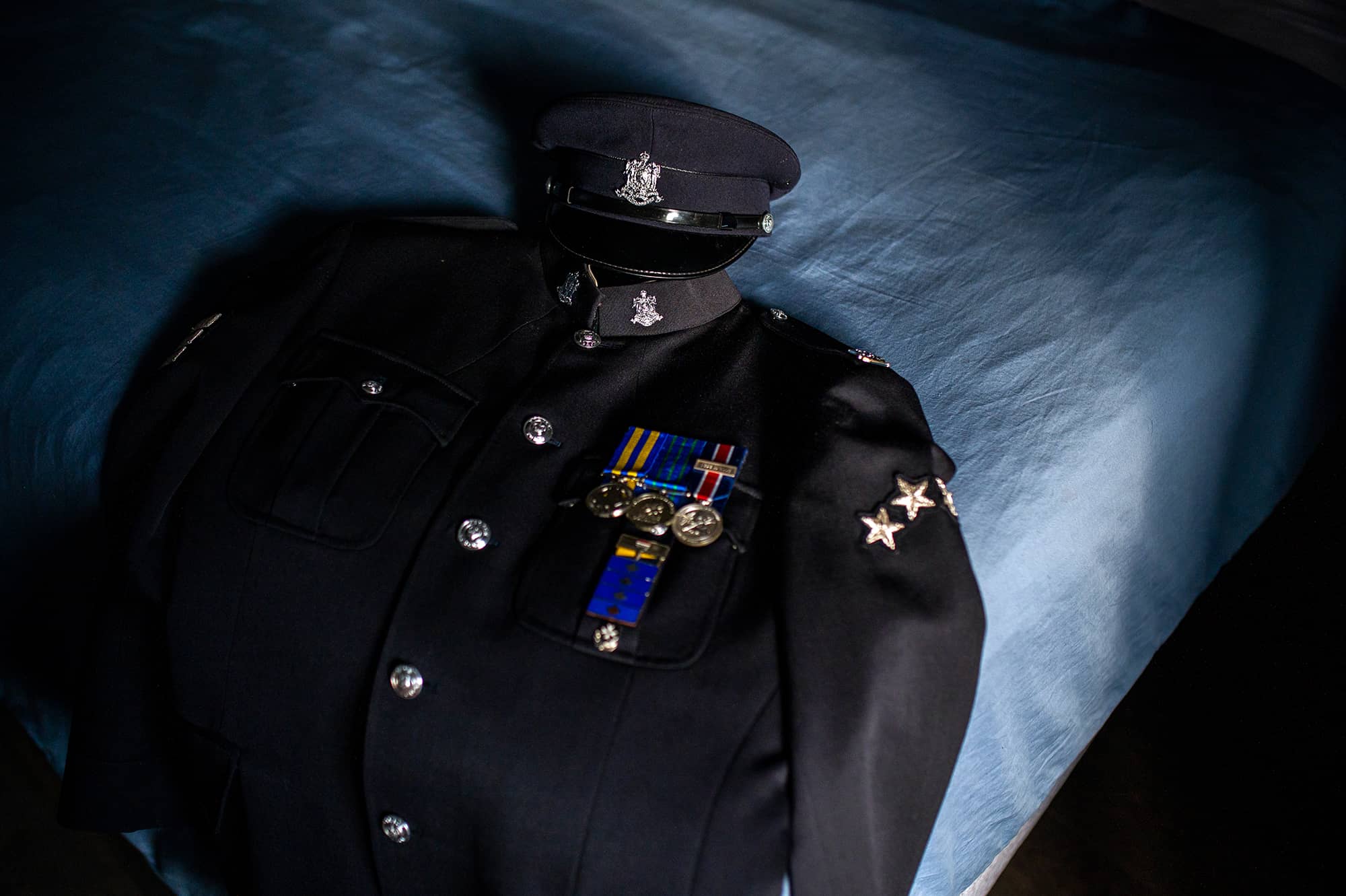 Peter Gill's uniform. Photo: James MacDonald / Capital Daily