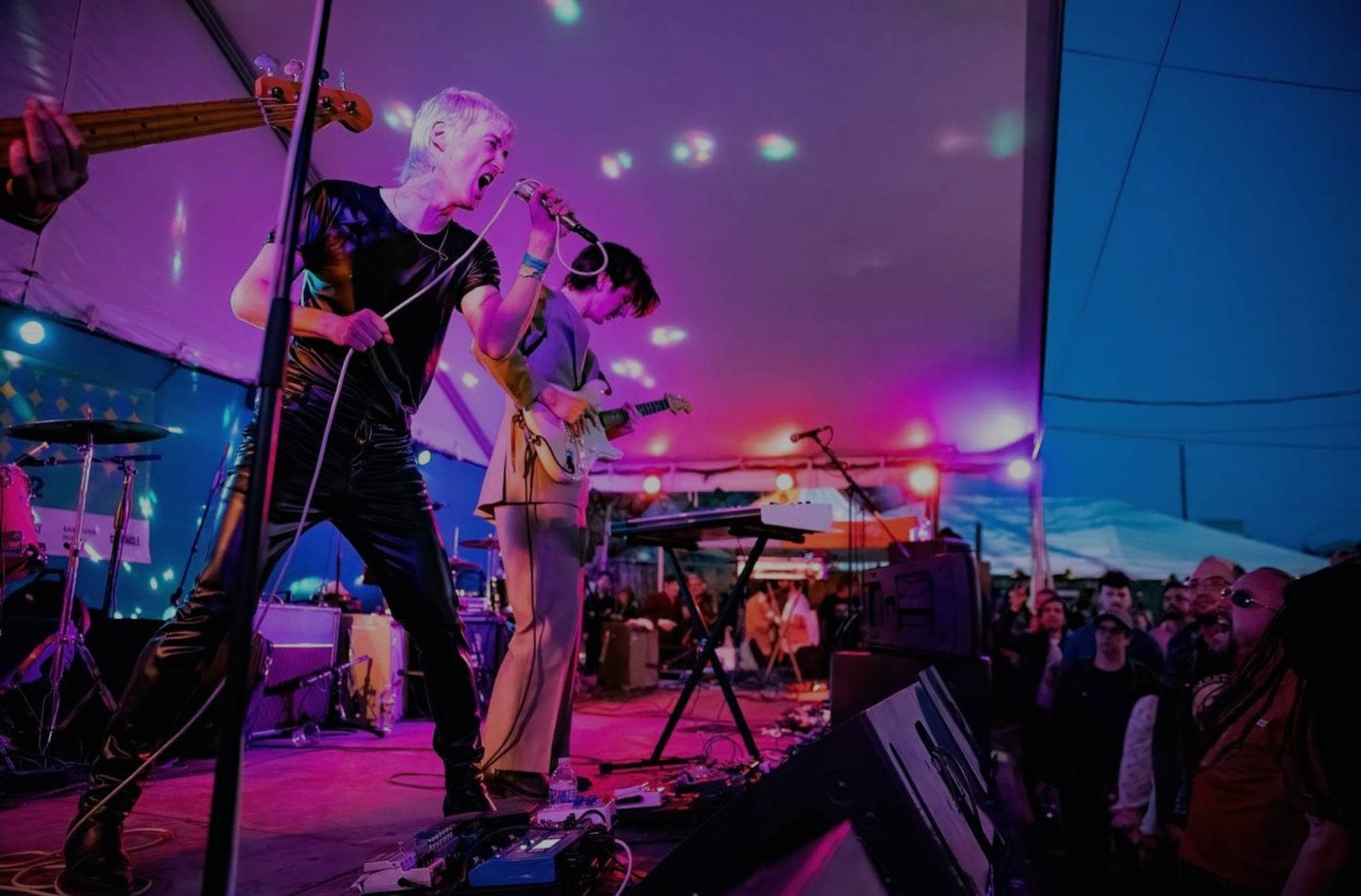 Victoria artist Art d'Ecco performs. Photo: Miguel Esparza / submitted