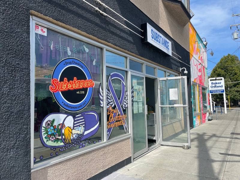 The Substance UVic office on Cook Street, home of the Vancouver Island Drug Checking Project. Photo: Emily Fagan / Capital Daily