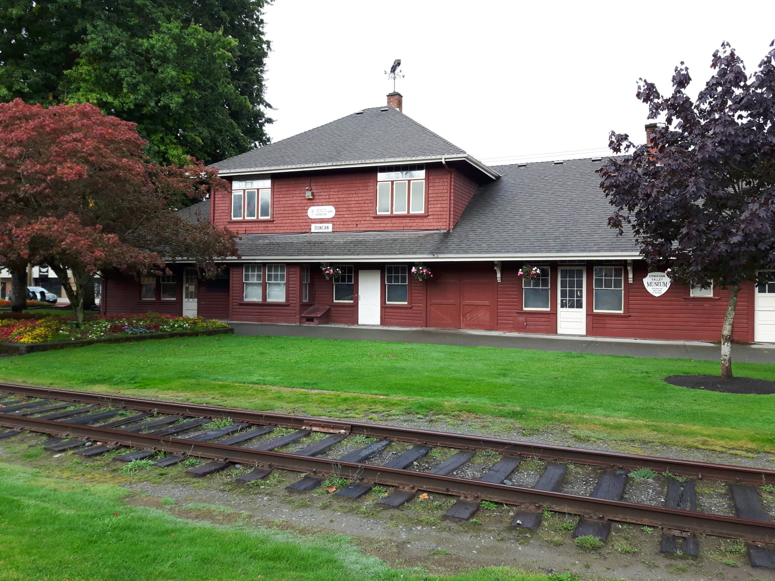 The 111-year-old station needs some fixing up. Photos from Cowichan Valley Museum via National Trust Canada