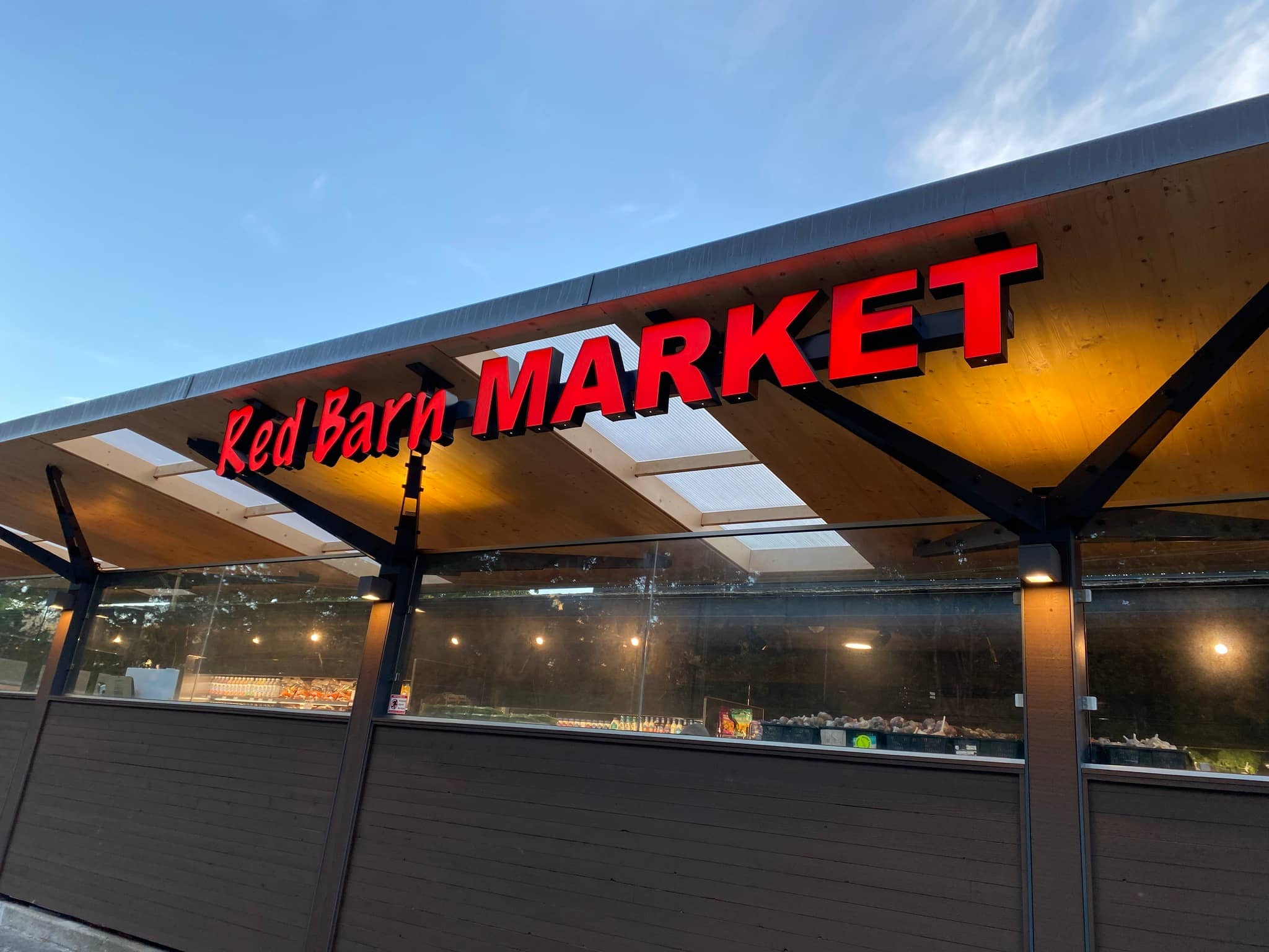 The exterior of the Mattick's Farm location. Photo: Red Barn Market Facebook
