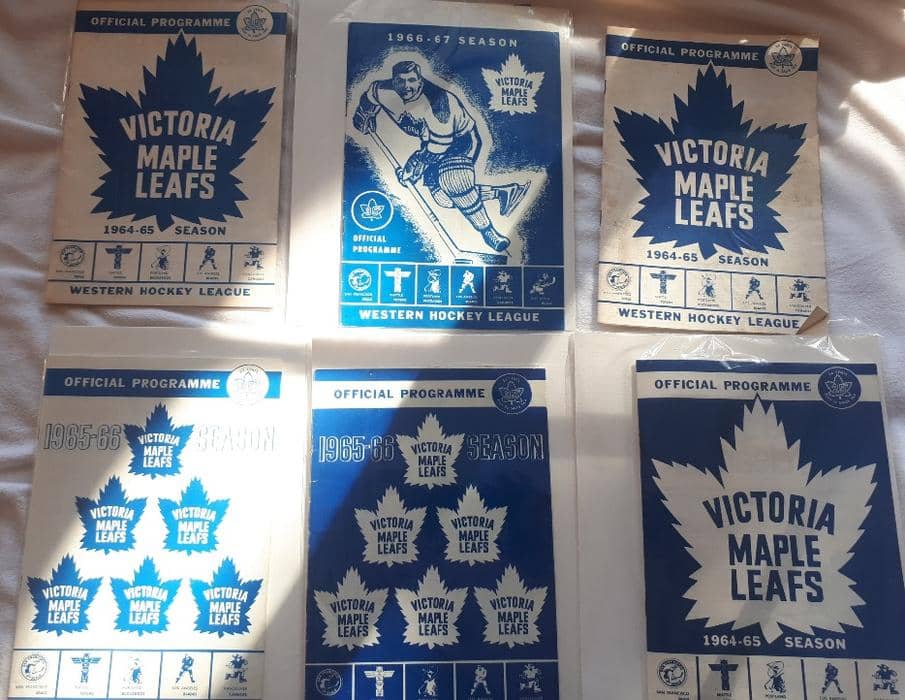 Victoria Maple Leafs memorabilia. Photo: UsedVictoria.com