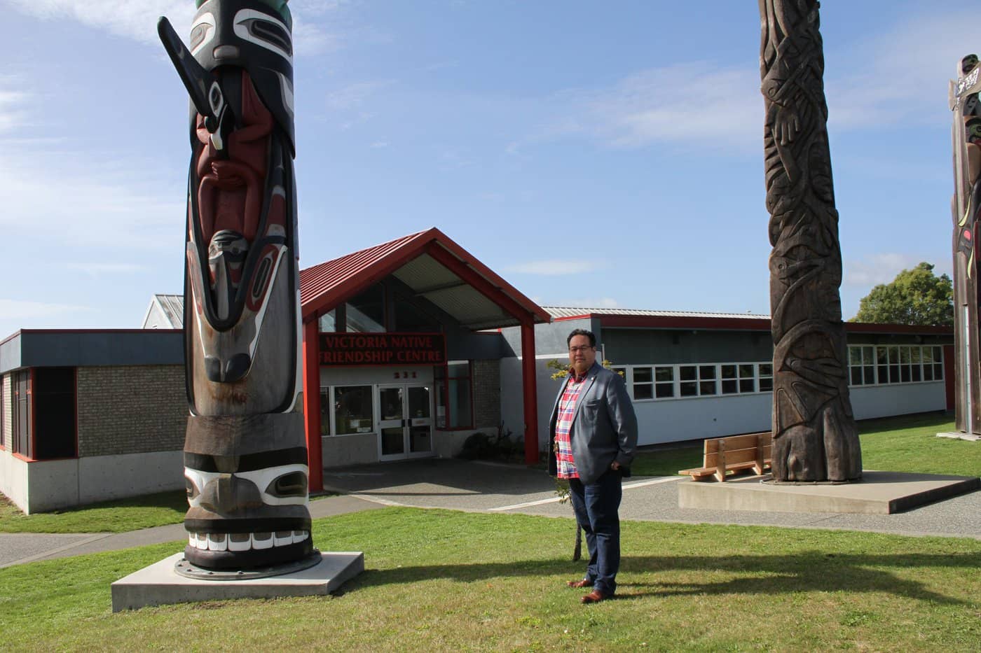 Ron Rice in front of VNFC. Photo: Eric Plummer / LJI