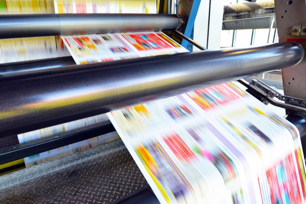 Newspaper press / Shutterstock
