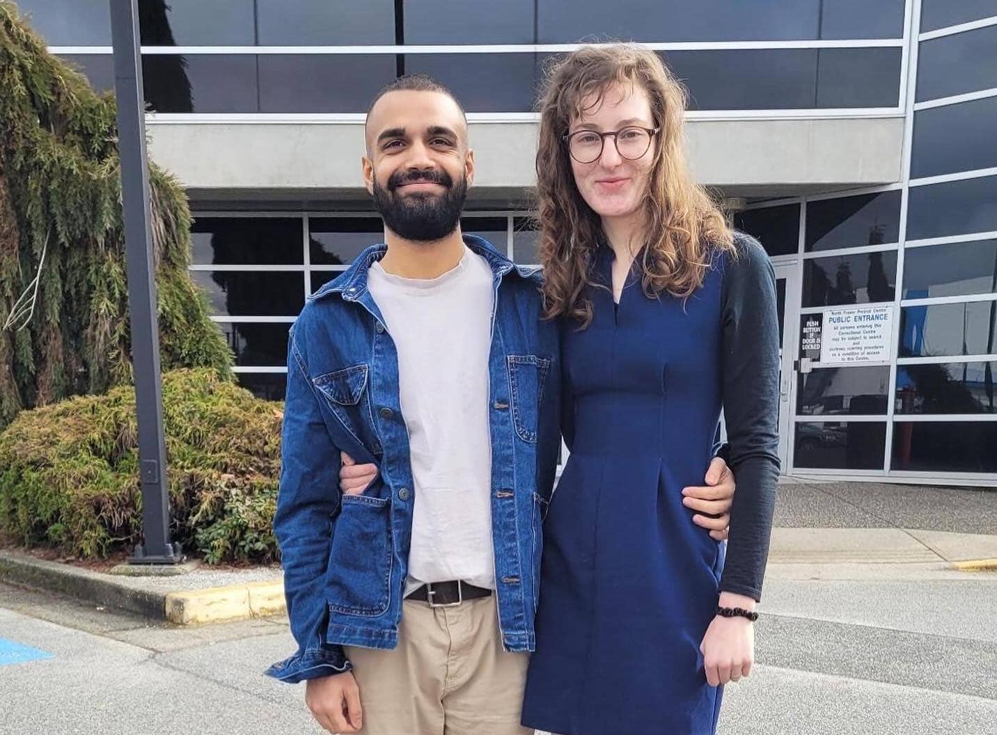 Zain Haq and Sophia Papp. Photo: Stop Zain's Deportation / Facebook