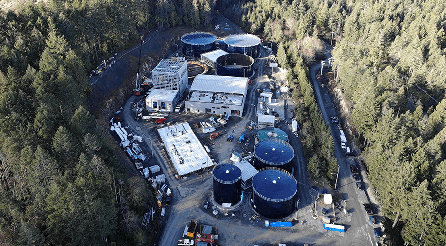 Synagro's Residuals Treatment Facility at Hartland Photo: Synagro