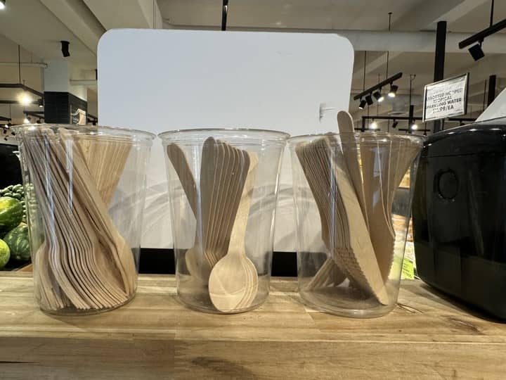 Disposable utensils. Photo: Sidney Coles // Capital Daily