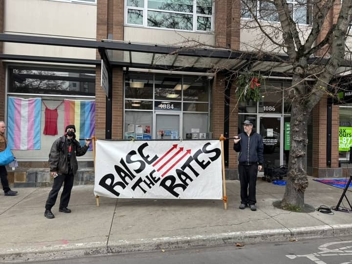 Part of the Dec. 5 protest. Photo: Sidney Coles / Capital Daily