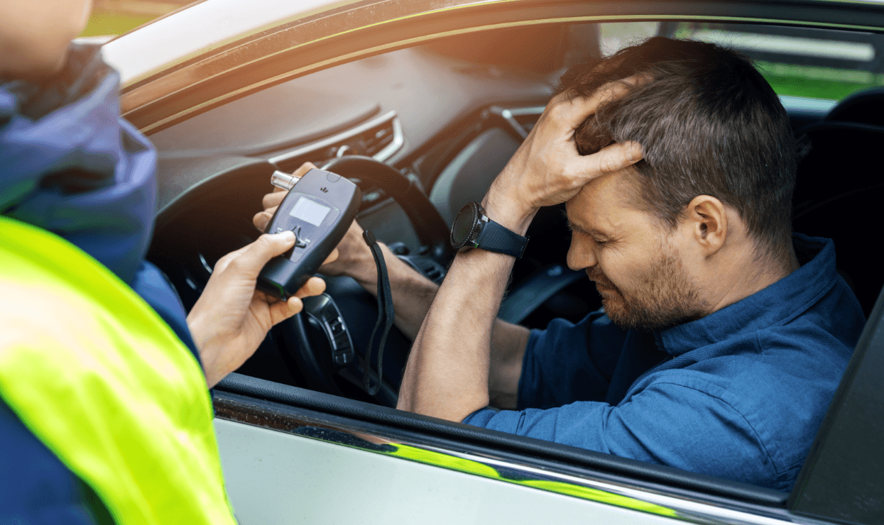 A driver knows he messed up. Photo: Shutterstock
