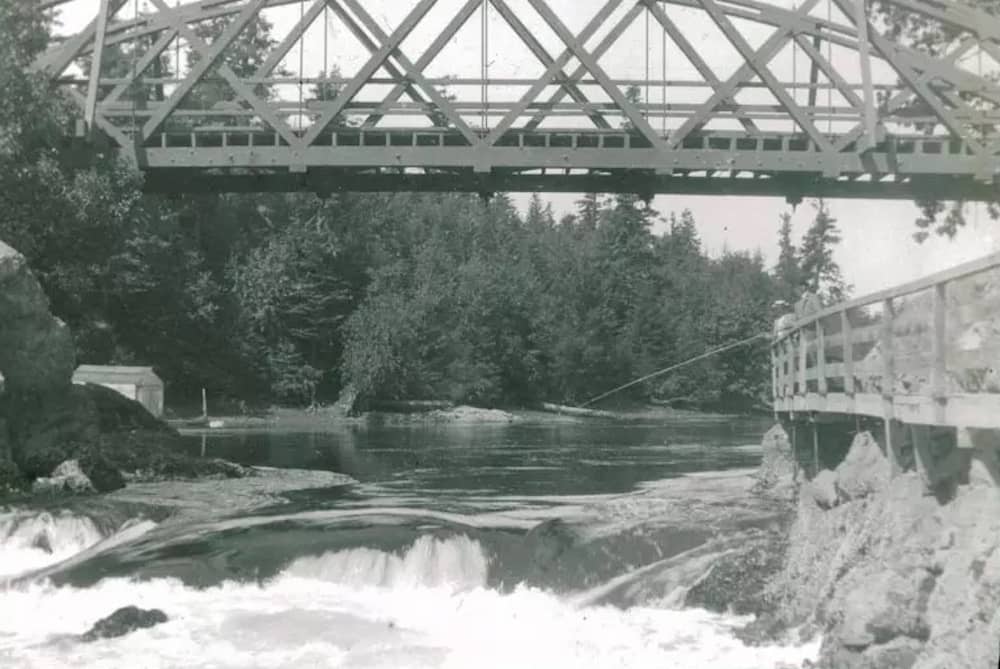 The Gorge Waterway with Camossung and her grandfather’s stones still intact. Photo: Camosun College