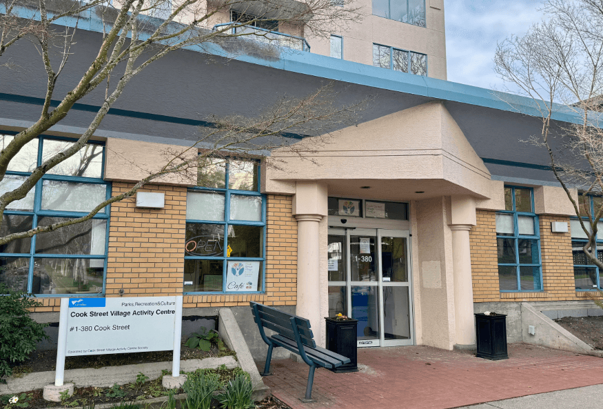 Cook Street Village Activity Centre, where the city’s warming hub is located. Photo: Sidney Coles / Capital Daily