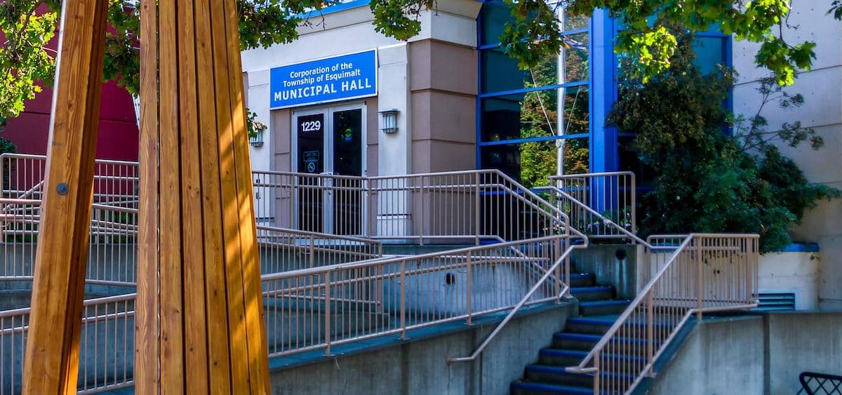 Esquimalt municipal hall. Photo: Township of Esquimalt