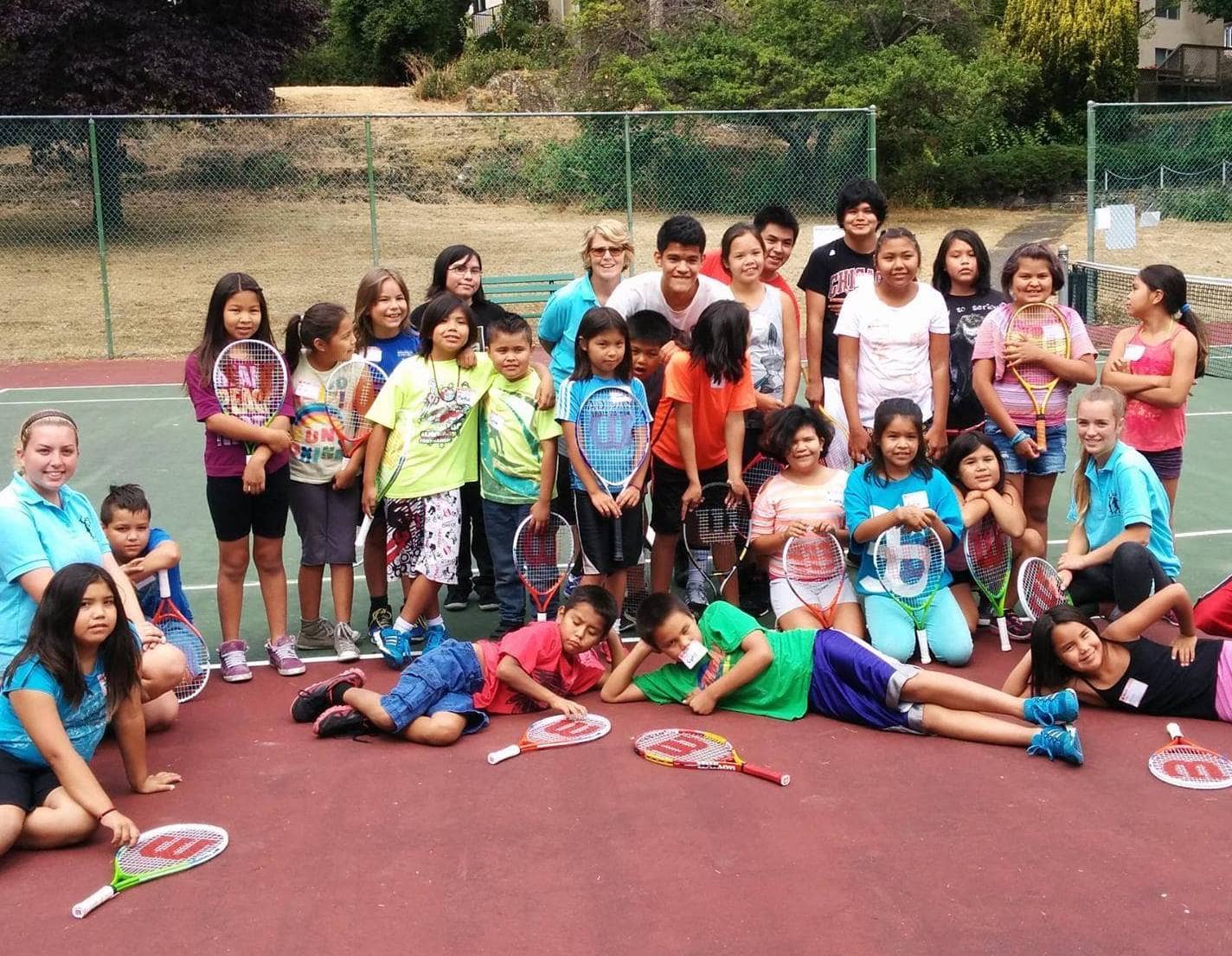 Photo courtesy of Society for Kids at Tennis