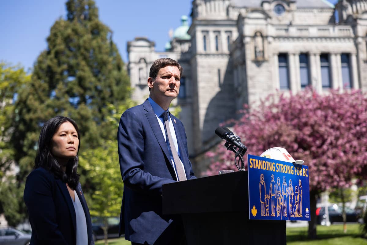 Infrastructure Minister Bowinn Ma and Premier David Eby are pushing for Bill 15’s passing despite criticism. Photo: Province of BC / Flickr