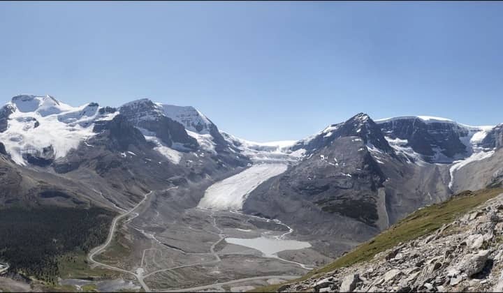Athabasca Glacier in Alberta in 2011. Photo: Mountain Legacy Project